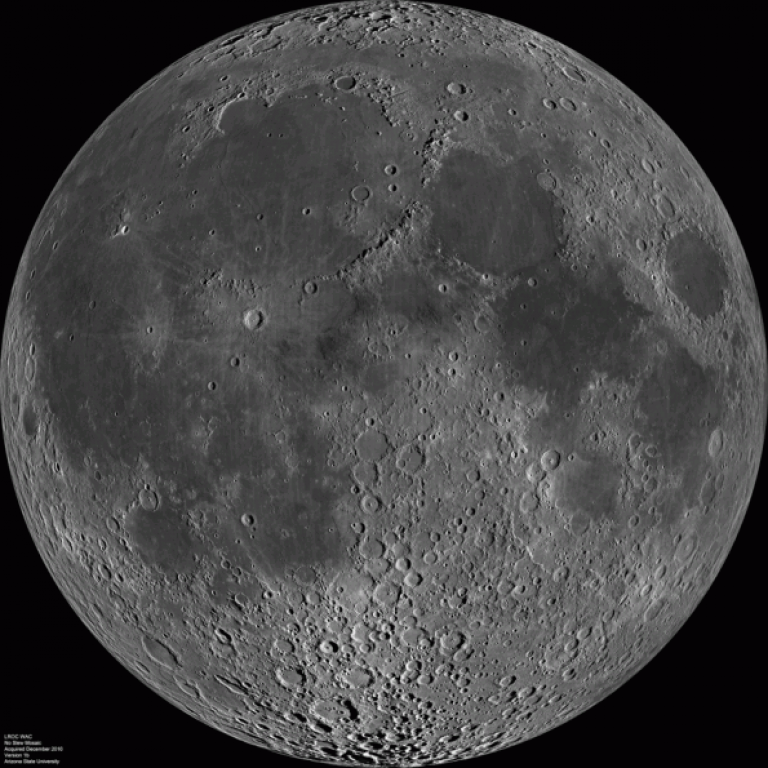 Imperdible: Espectacular mosaico de la Luna