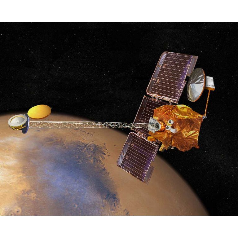 Mars Odyssey Orbiter ayer cumpli 10 aos de su odisea por el espacio