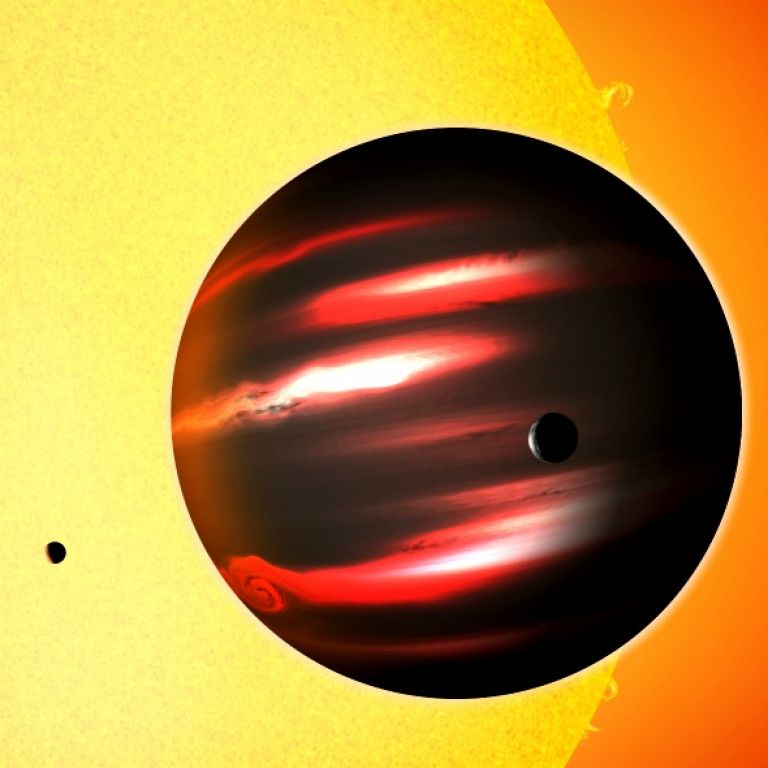 Fue descubierto un planeta negro