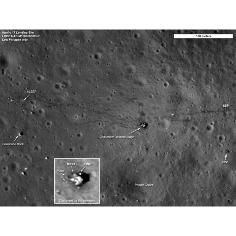 La NASA revela fotos de las misiones Apolo