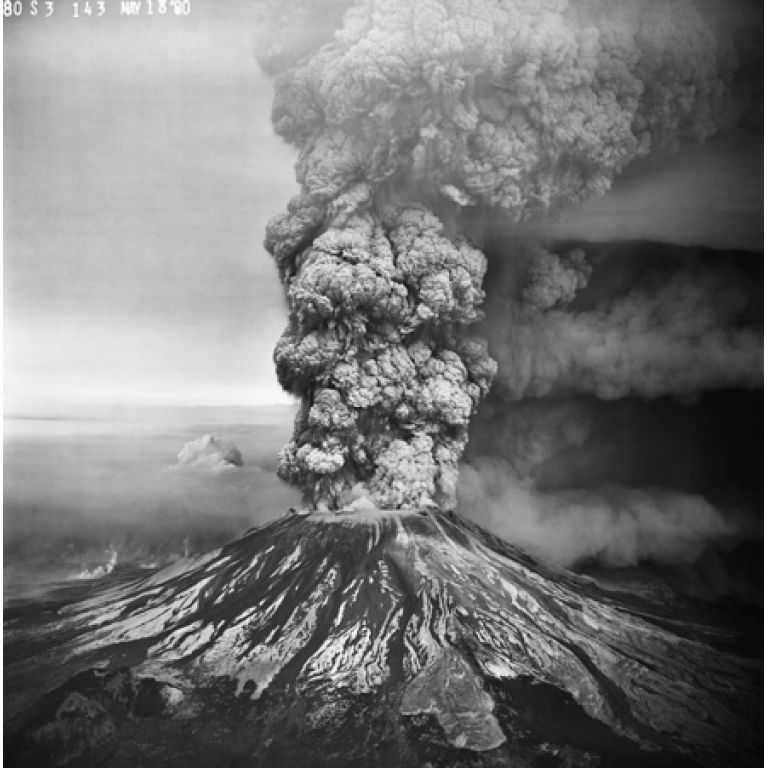 El volcán de Krakatoa
