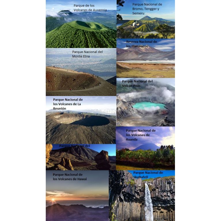 10 volcanes y sus parques nacionales