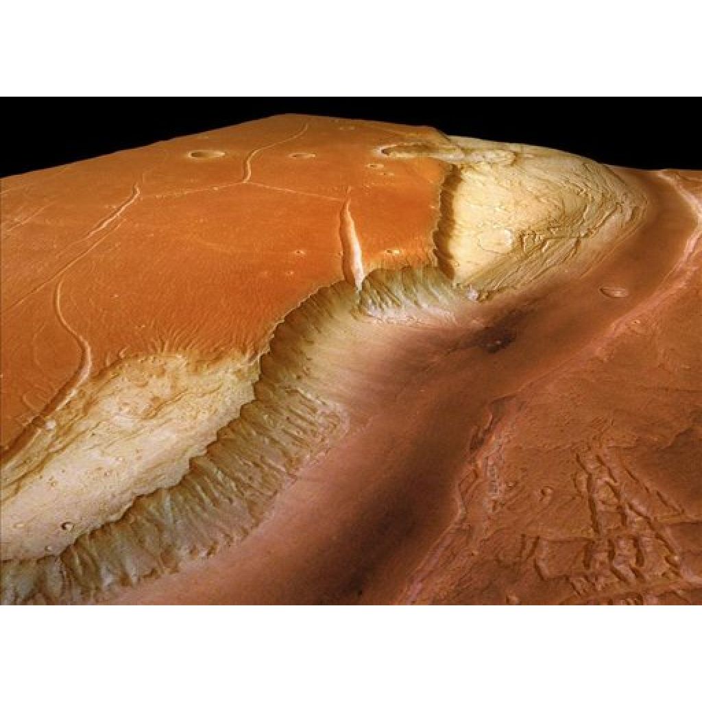 Imagen tomada por el Experimento Científico de Imágenes de Alta Resolución (HiRise) del Orbitador de Reconocimiento de Marte (MRO, por su sigla en inglés) que explora el planeta rojo desde 2006.