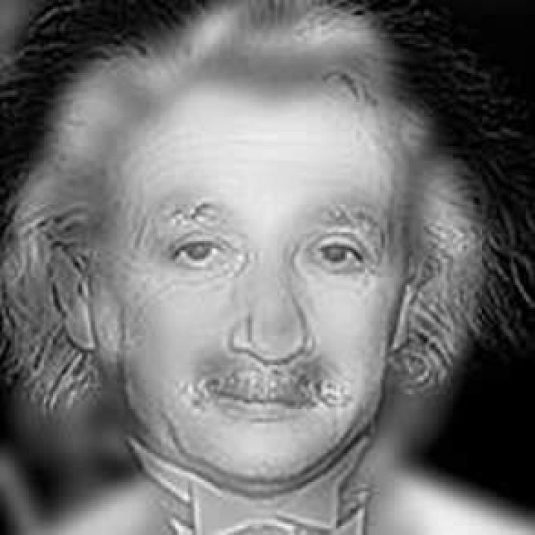 Ilusión óptica con Einstein