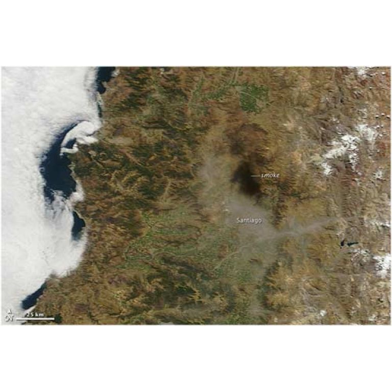 El terremoto chileno modific el eje de la Tierra.