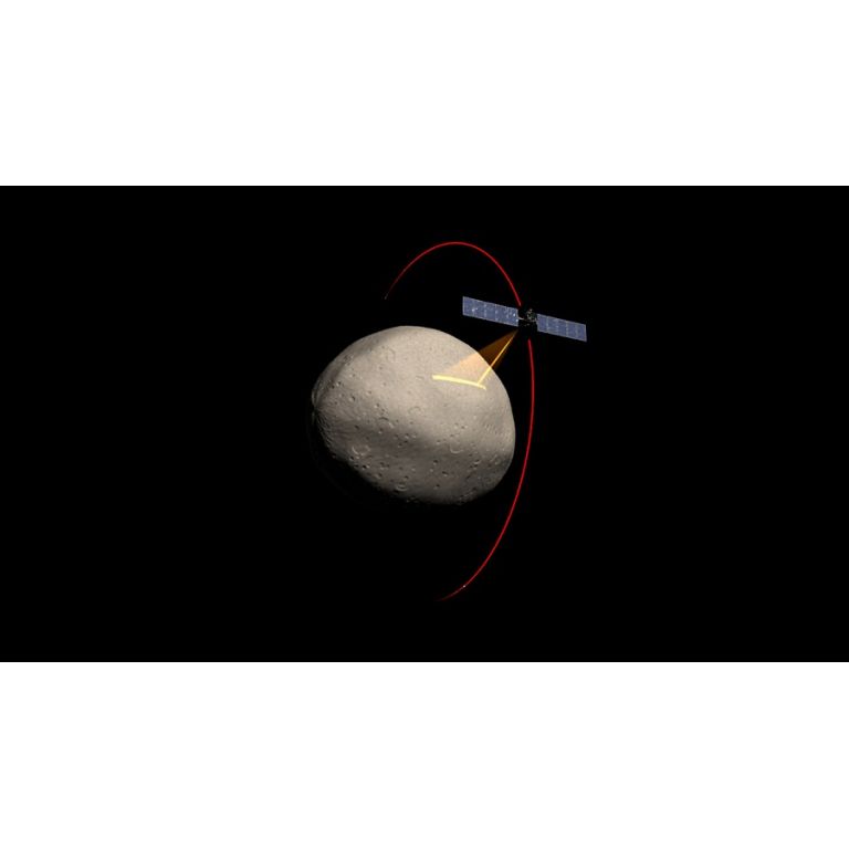 La Sonda Dawn de la NASA se aproxima al asteroide Vesta
