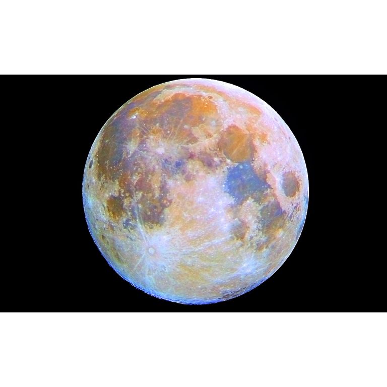 Nuevo mapa lunar revela que la luna est "llena de colores"