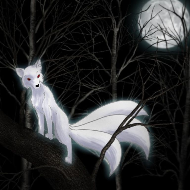 Kitsune, el zorro mistico japones.
