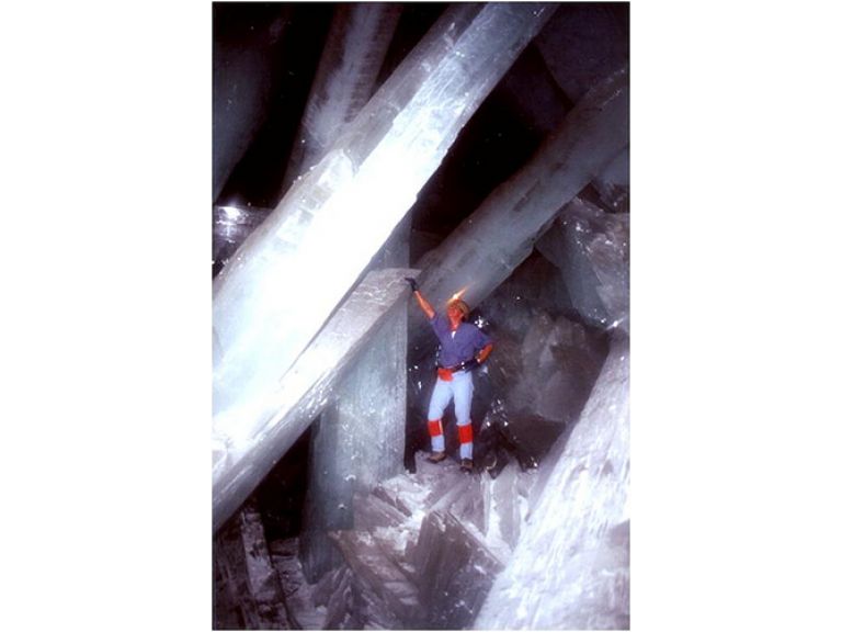 La cueva de los Cristales en Mexico.